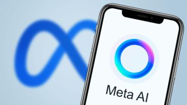 Image of Meta AI circle on phone.
